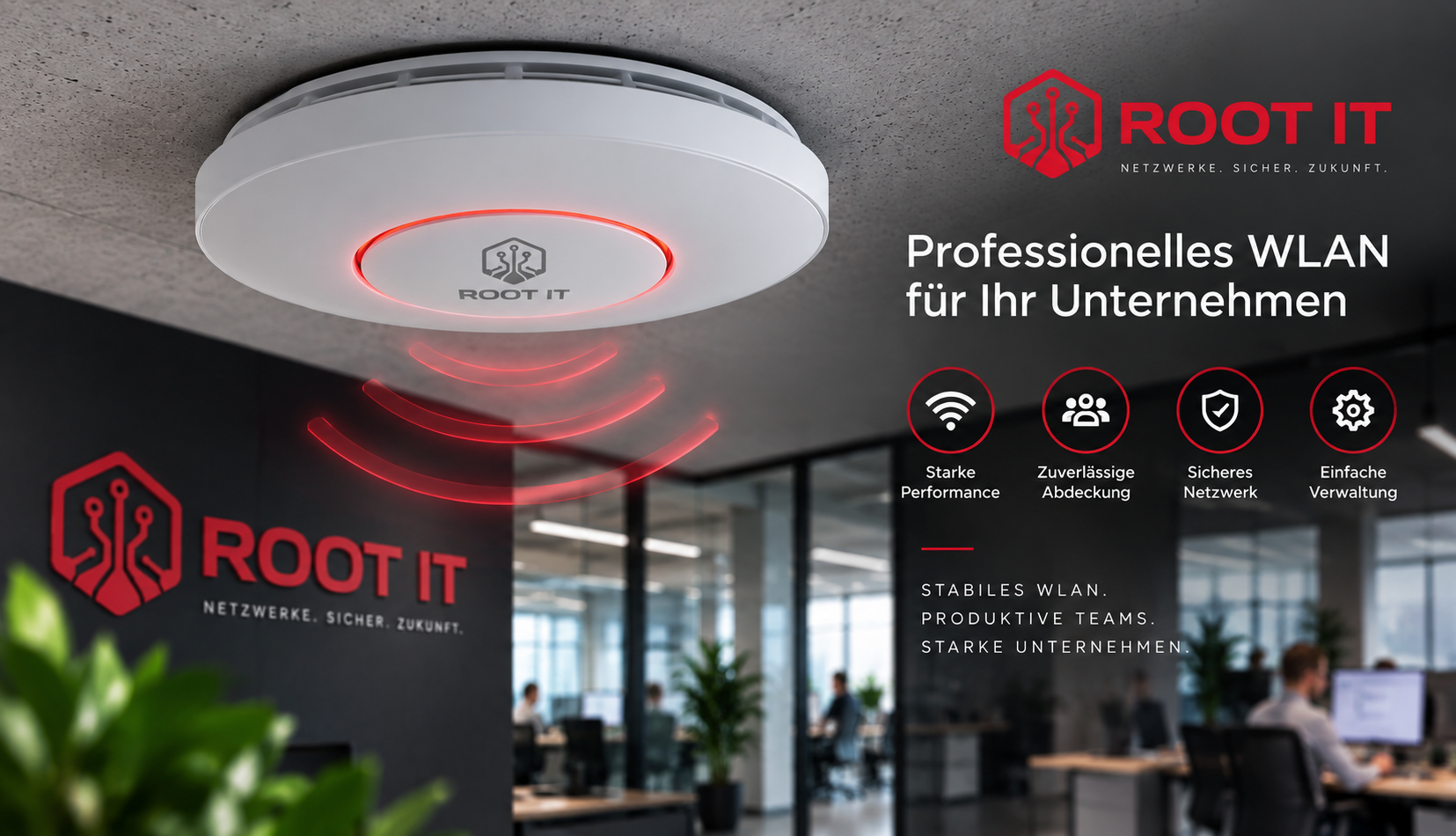 Professioneller ROOT IT WLAN Access Point