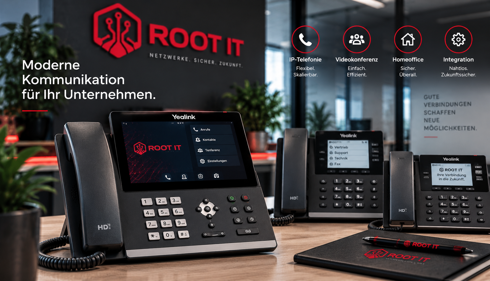 Professionelle ROOT IT IP-Telefonie
